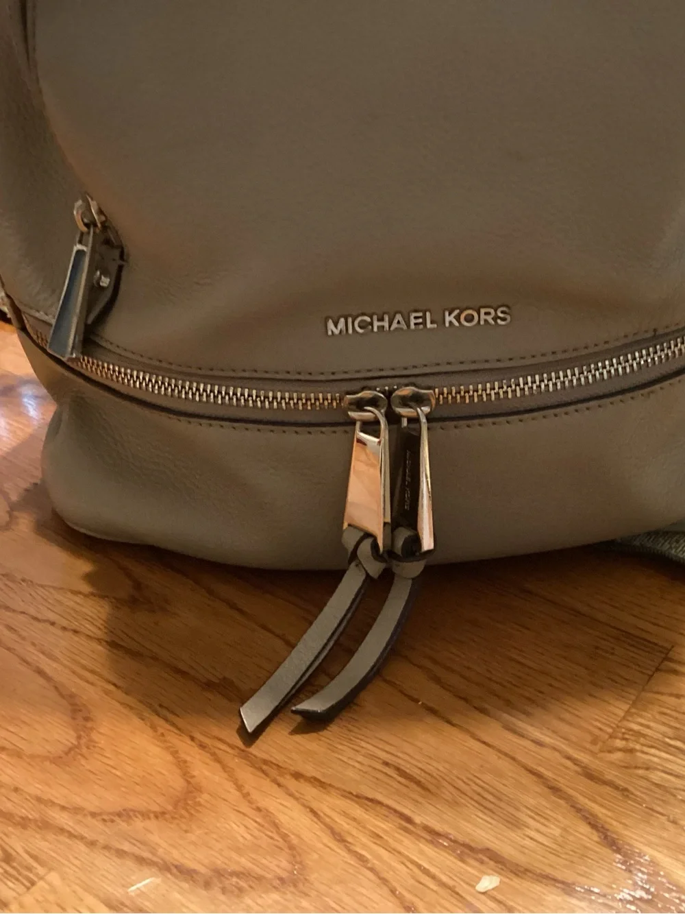 Michael Kors backpack in pebbled leather